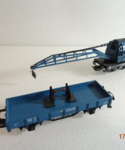 Märklin H0 Kranwagen Krupp Ardelt mit Schutzwagen der DB RR4623 o.