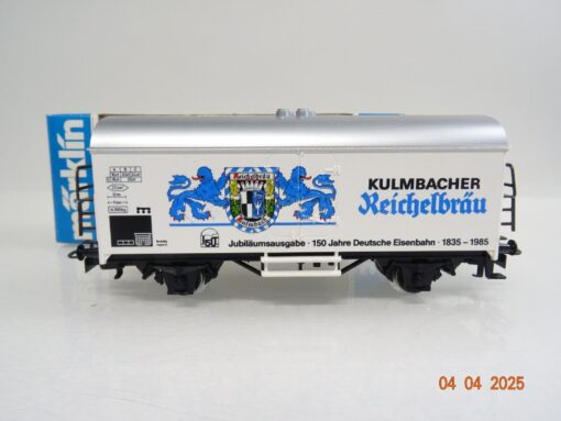 Märklin H0 Kühlwagen Kulmbacher Reichelbräu der DB in OVP PR6929 – Bild 3