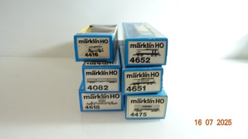 Märklin H0 Leerverpackung 6 Stück siehe Foto CK9675