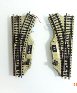 Märklin H0 M-Gleise 5118 5119 Elektro. Weichenpaar siehe Foto CK4263 o.