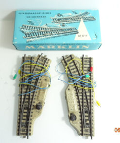 Märklin H0 M-Gleise 5118 5204 Elektro. Weichenpaar siehe Foto in EVP CK5150