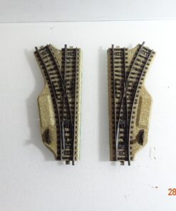 Märklin H0 M-Gleise 5122 5123 Handweichenpaar siehe Foto CK5630 o.