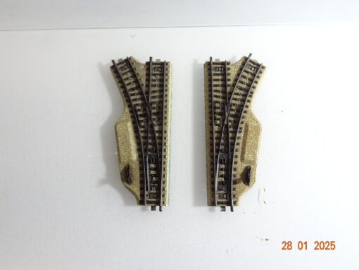 Märklin H0 M-Gleise 5122 5123 Handweichenpaar siehe Foto CK5630 o.