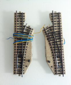 Märklin H0 M-Gleise 5138 5139 Elektro. Weichenpaar siehe Foto PK2083 o.