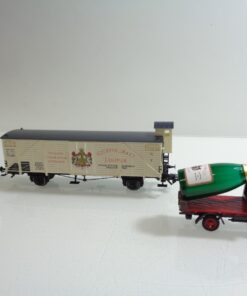 Märklin H0 Museumswagen 2002 Gedeckter Güterwagen Esslingen mit LKW in OVP F730