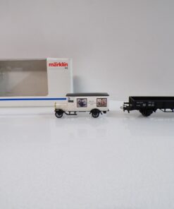 Märklin H0 Niederflurwagen mit LKW der DB in OVP HS171
