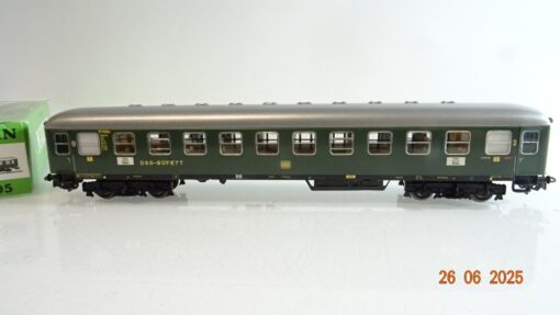 Märklin H0 Personenwagen 2.Kl. mit DSG Büfettabt. Blech der DB in EVP PR8751