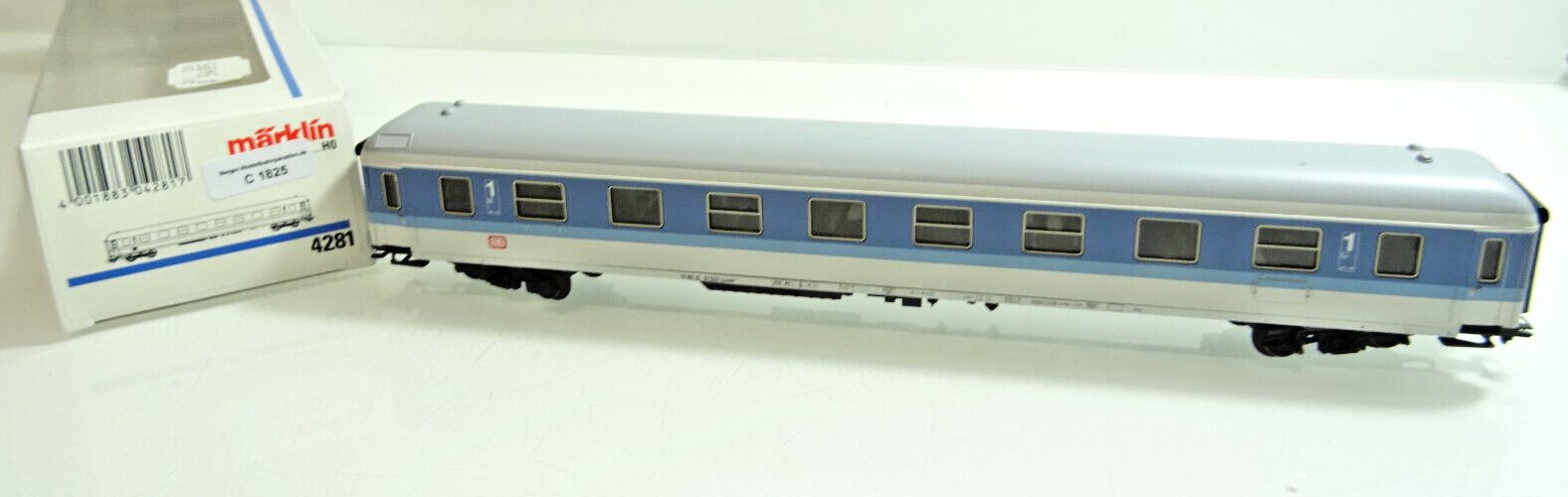 Märklin H0 Personenwagen 4281 1.Klasse der DB in OVP C1825