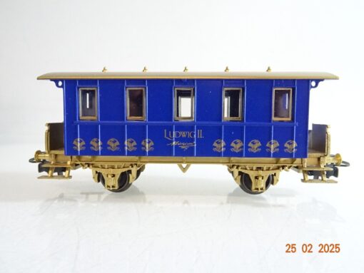 Märklin H0 Personenwagen Ludwig II  blau/gold PR6229 o.
