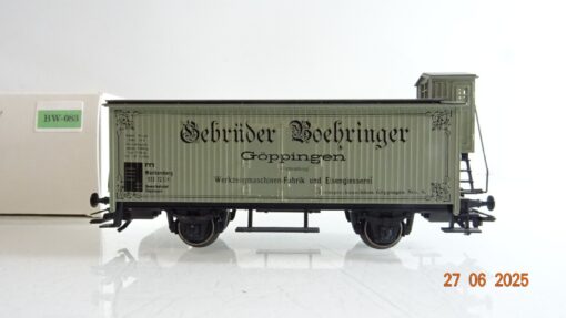 Märklin H0 SoMo gedeckter Güterwagen Gebrüder Böhringer Göppingen in OVP PR8789 – Bild 3