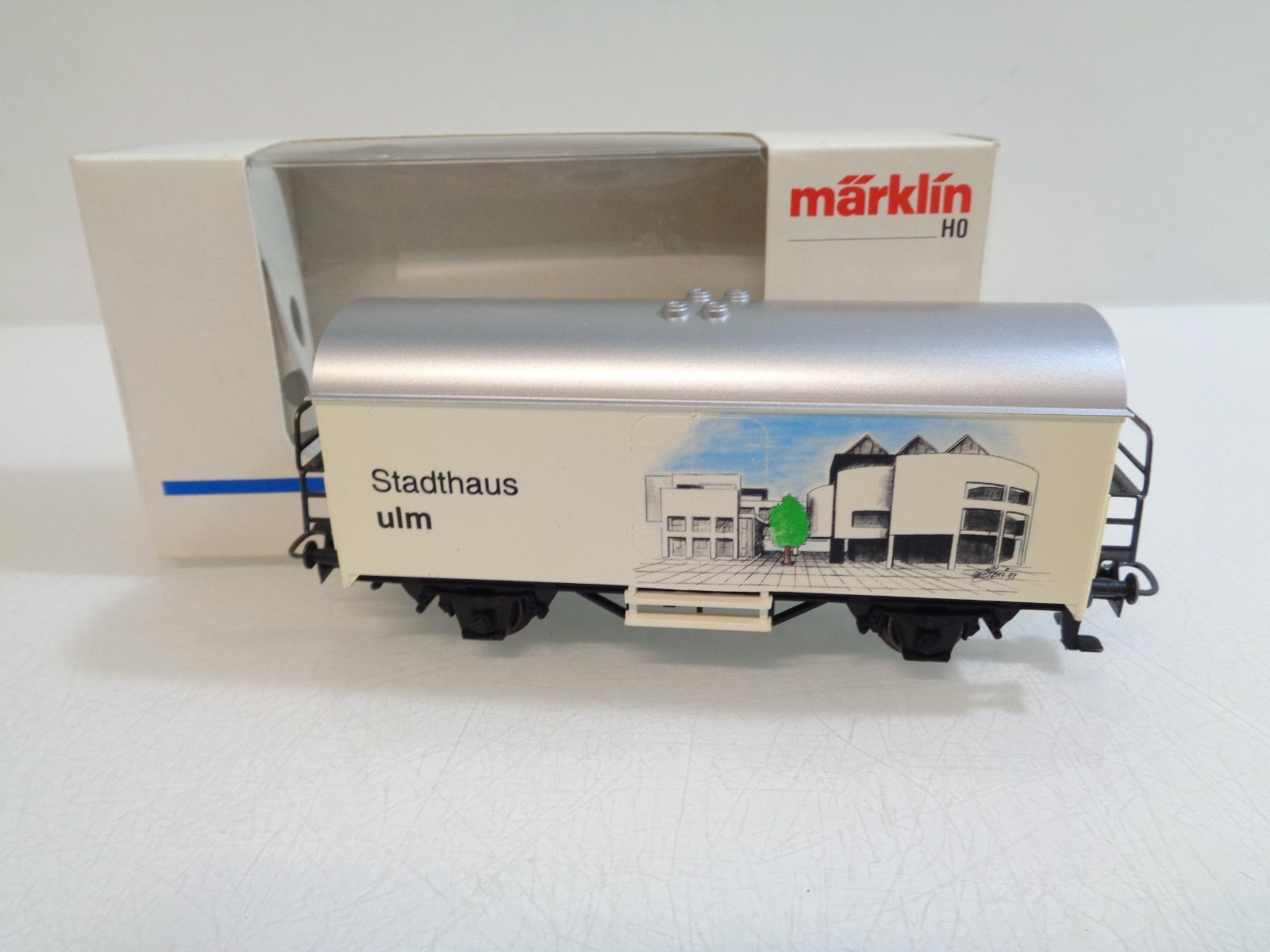 Märklin H0 SoMo gedeckter Güterwagen Stadt Ulm, siehe Foto in OVP RR5645 – Bild 3