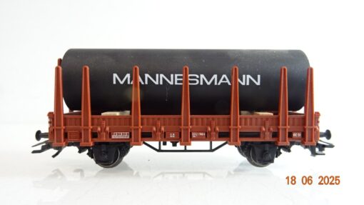 Märklin H0 aus 00750 Rungenwagen mit Mannesmann Röhre der DB PR8526 o. – Bild 3