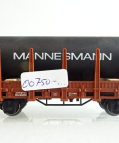 Märklin H0 aus 00750 Rungenwagen mit Mannesmann Röhre der DB PR8526 o.