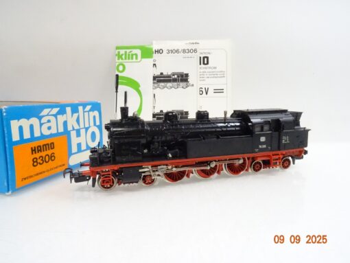 Märklin Hamo H0 8306 Dampflok BR 78 355 der DB Gleichstrom in OVP JL2927