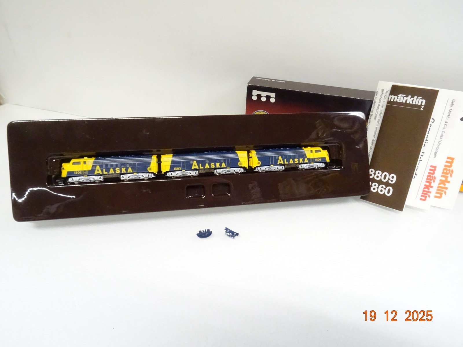 Märklin Mini-Club Z 8819 Diesellok EMD F 7 70 Jahre Alaska Railroad OVP JL5252