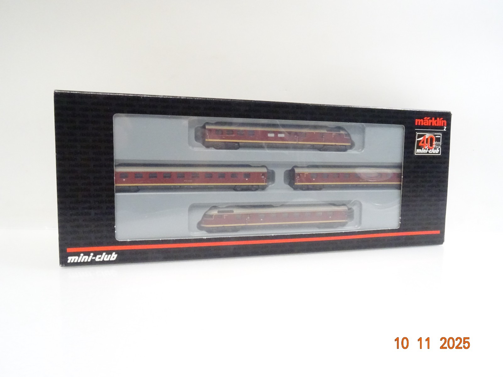 Märklin Mini-Club Z 88721 Diesel-Triebwagenzug VT 08.5 neuwertig in OVP JL4369 – Bild 3