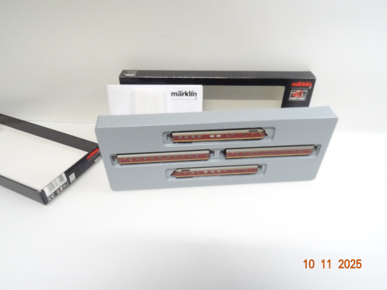 Märklin Mini-Club Z 88721 Diesel-Triebwagenzug VT 08.5 neuwertig in OVP JL4369 – Bild 4