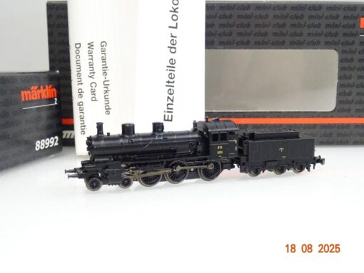 Märklin Mini-Club Z 88992 Schweiz Dampflok A 3/5 der SBB neuwertig in OVP JL2353
