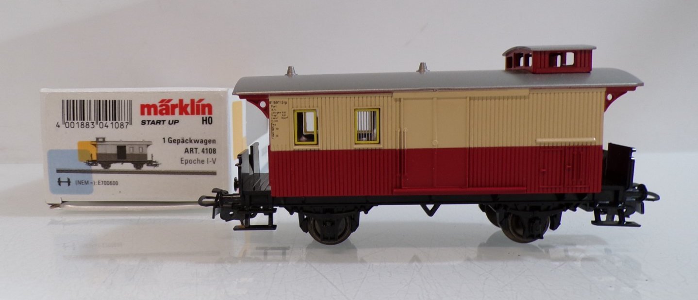 Märklin Start UpH0 4108 Gepäckwagen in OVP BH1988 – Bild 3