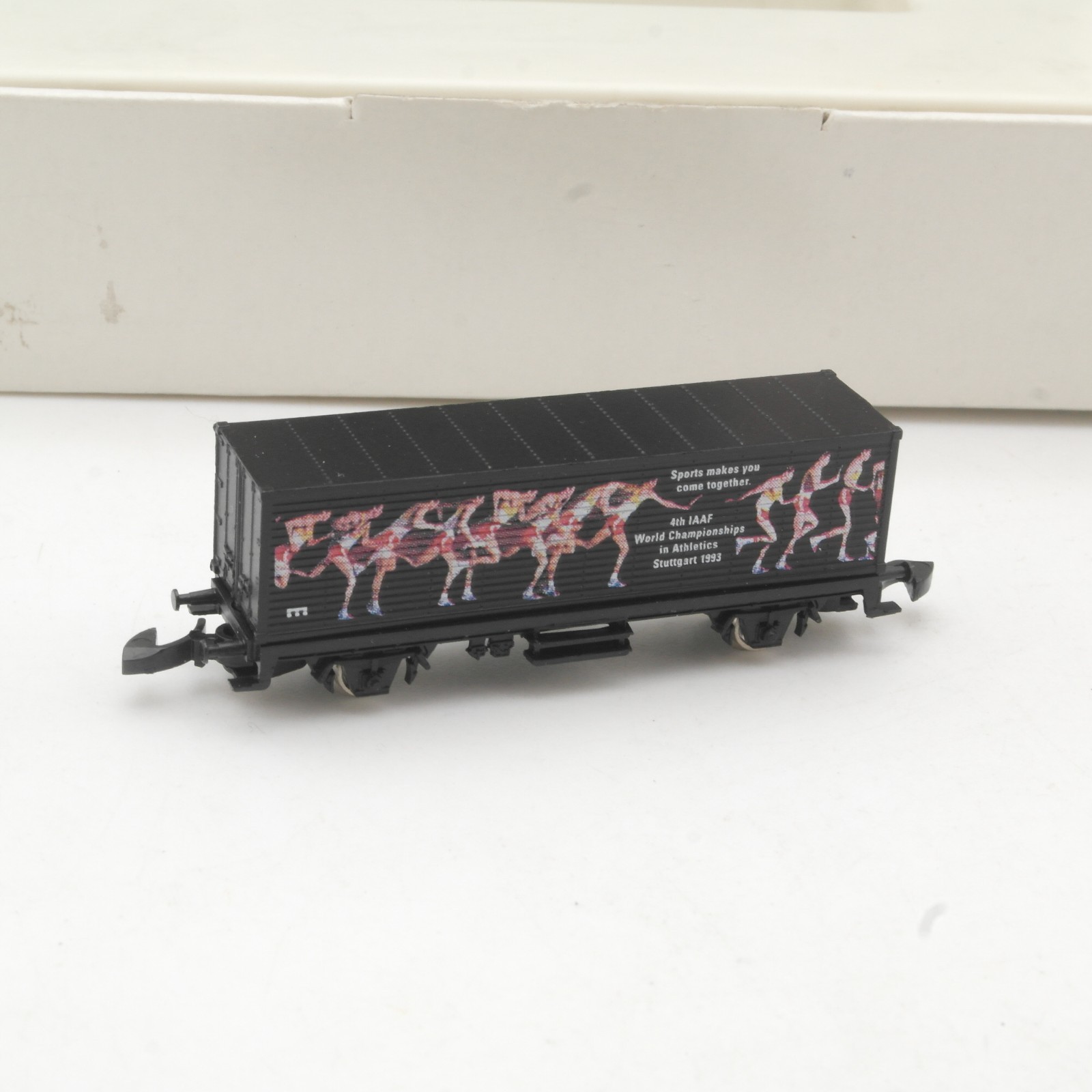 Märklin Z Containerwagen 4. IAAF Stuttgart 1993 in OVP RR5311 – Bild 3