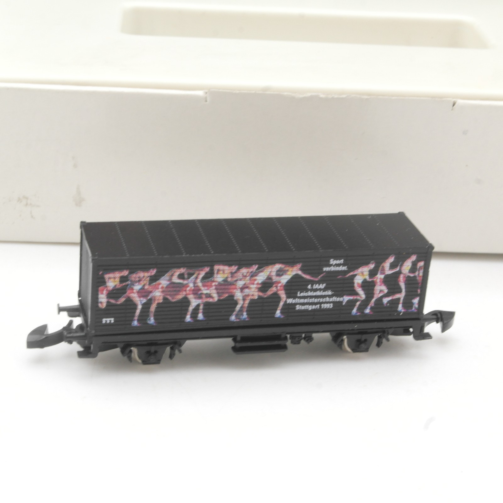 Märklin Z Containerwagen 4. IAAF Stuttgart 1993 in OVP RR5311 – Bild 4