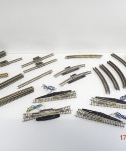 Märklin mini-club Z Gleis-Konvolut 44tlg. mit elektr. Doppelkreuzung LE8694 o.