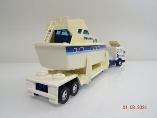 Matchbox Super Kings Mercedes SK mit Yacht Spearhead siehe Fotos LE4679 o. – Bild 4