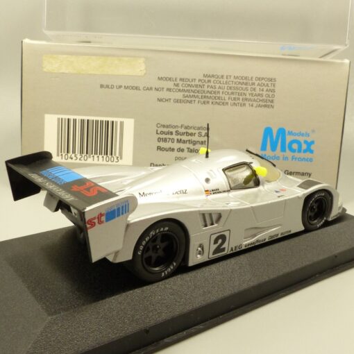 Max Models 1:43 11100 Mercedes Benz C-11 Nr. 2 Silberpfeil 1990 in OVP EX3581 – Bild 3
