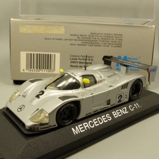 Max Models 1:43 11100 Mercedes Benz C-11 Nr. 2 Silberpfeil 1990 in OVP EX3581
