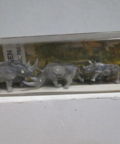 Merten H0 760 Indische Panzernashornfamilie m.OVP WZ3513