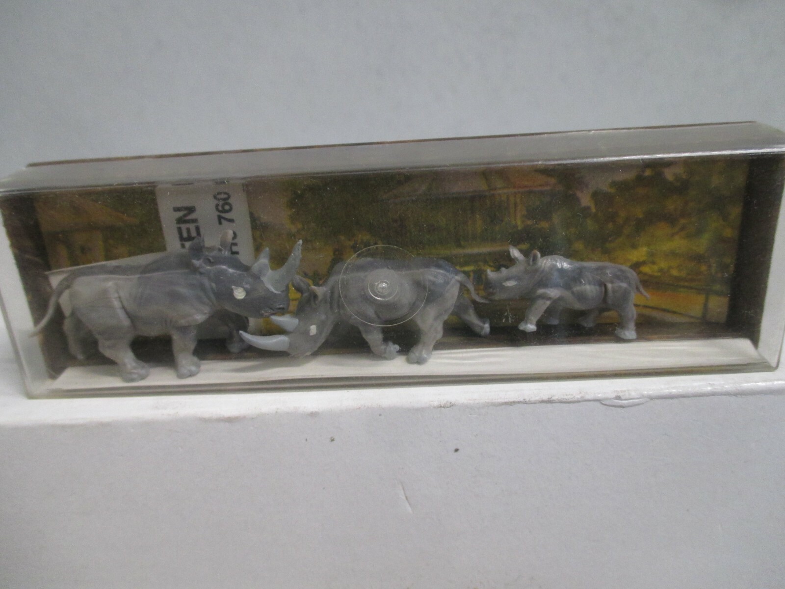 Merten H0 760 Indische Panzernashornfamilie m.OVP WZ3513