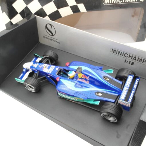 Minichamps 1:18  Sauber Petronas C21 N. Heidfeld in OVP QR5127 – Bild 4