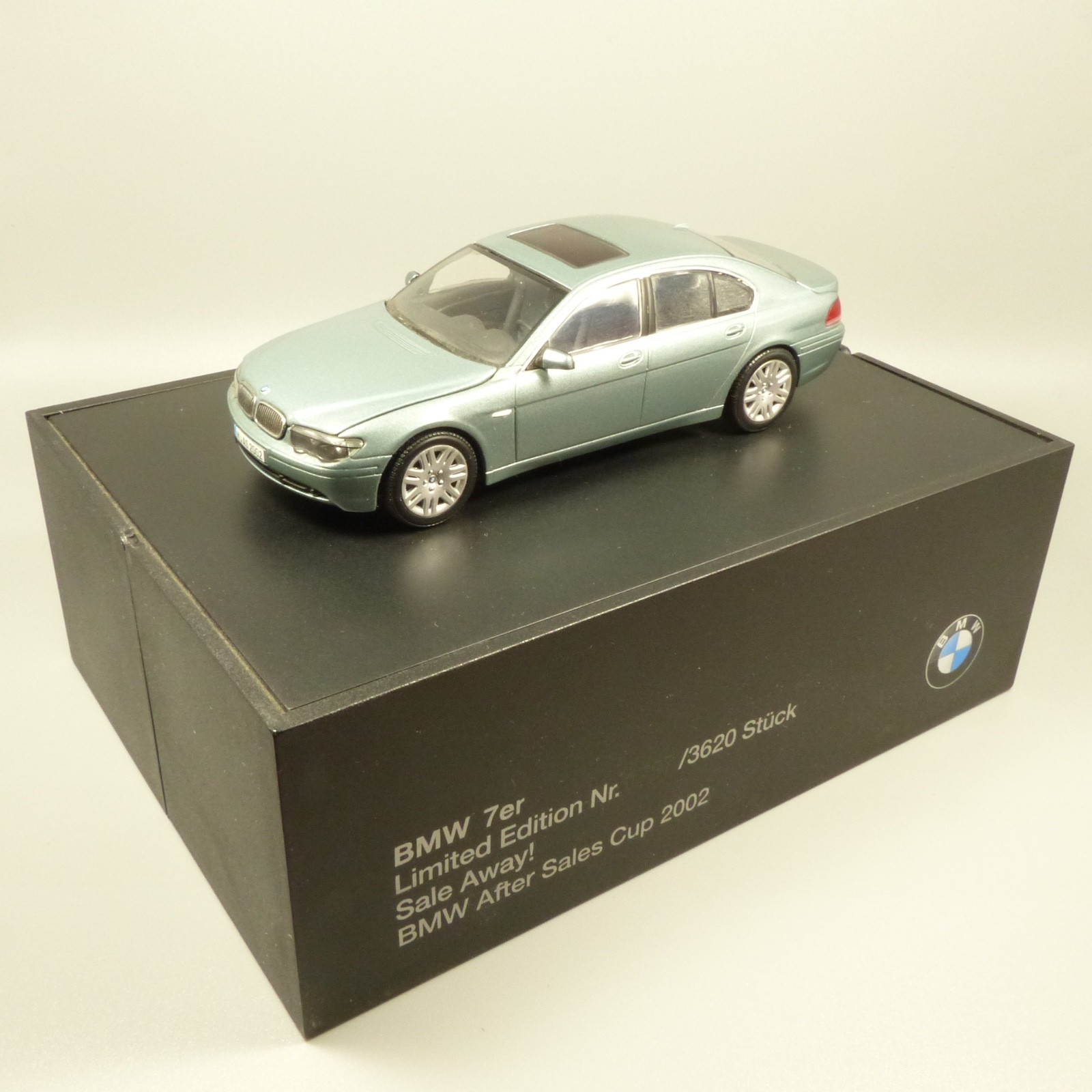 Minichamps 1:43 BMW 7er Limousine metallic After Sales Cup 2002 in Box EX8566