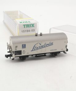 Minitrix N 15194-03 Kühlwagen Bierwagen Löwenbräu der DB in OVP QR7887