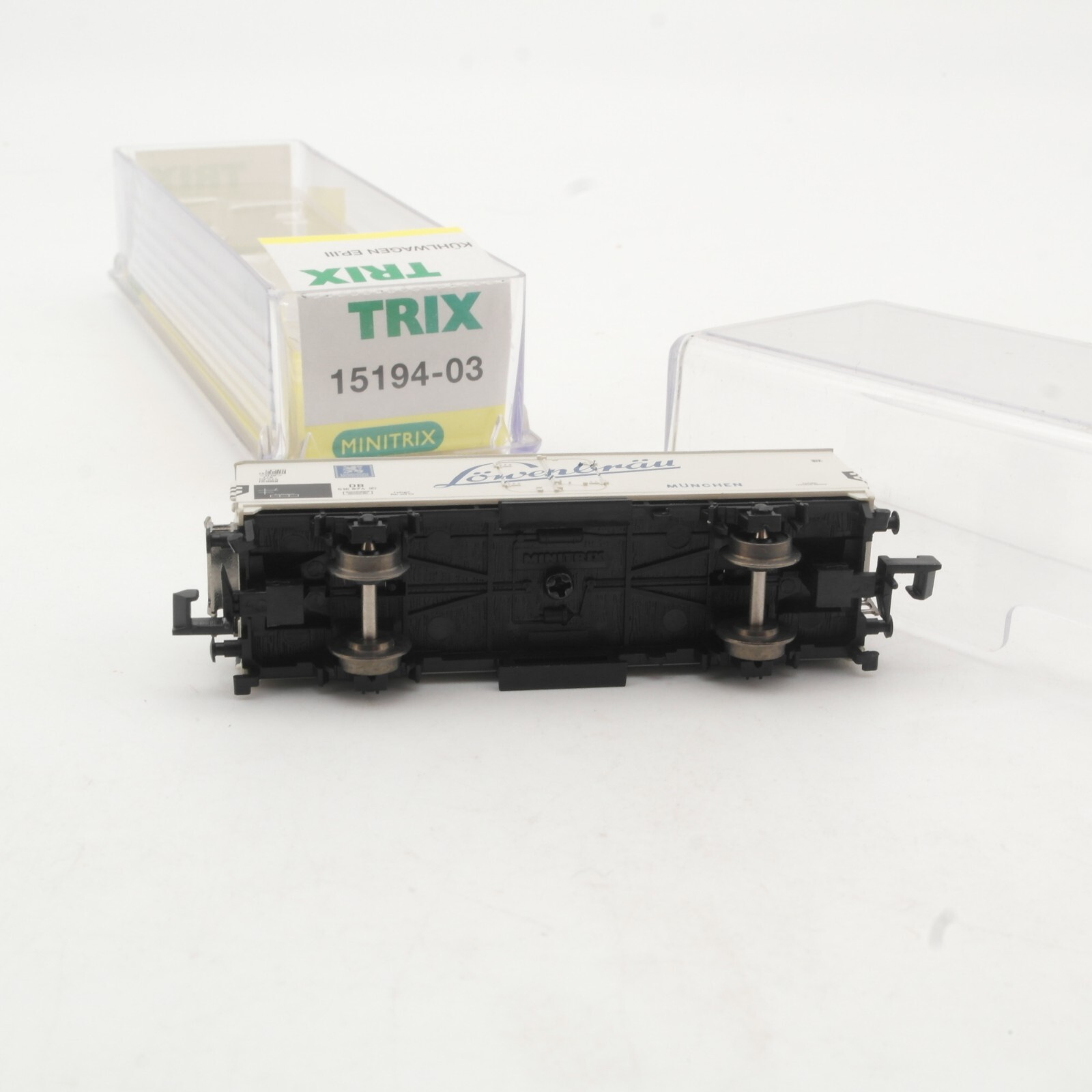 Minitrix N 15194-03 Kühlwagen Bierwagen Löwenbräu der DB in OVP QR7887 – Bild 4