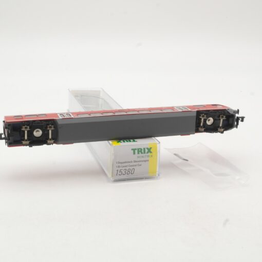 Minitrix N 15380 Doppelstocksteuerwagen 2.Kl der DB in OVP QR9790 – Bild 4