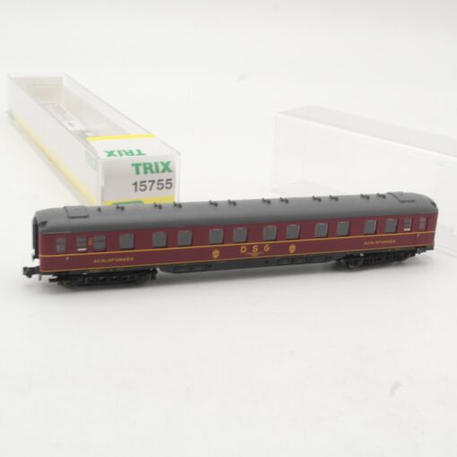 Minitrix N 15755 Personenwagen Schlafwagen der DSG in OVP RR528 – Bild 3