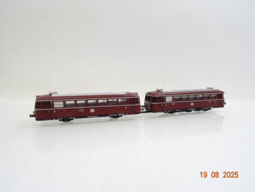 Minitrix N 51 2980 00 Schienenbus VT 98 mit Beiwagen der DB in OVP JL2397 – Bild 3