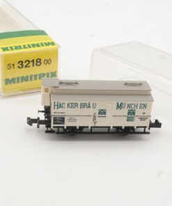 Minitrix N 51 3218 00 Kühlwagen Hacker Bräu der K.Bay.St. in OVP RR5343