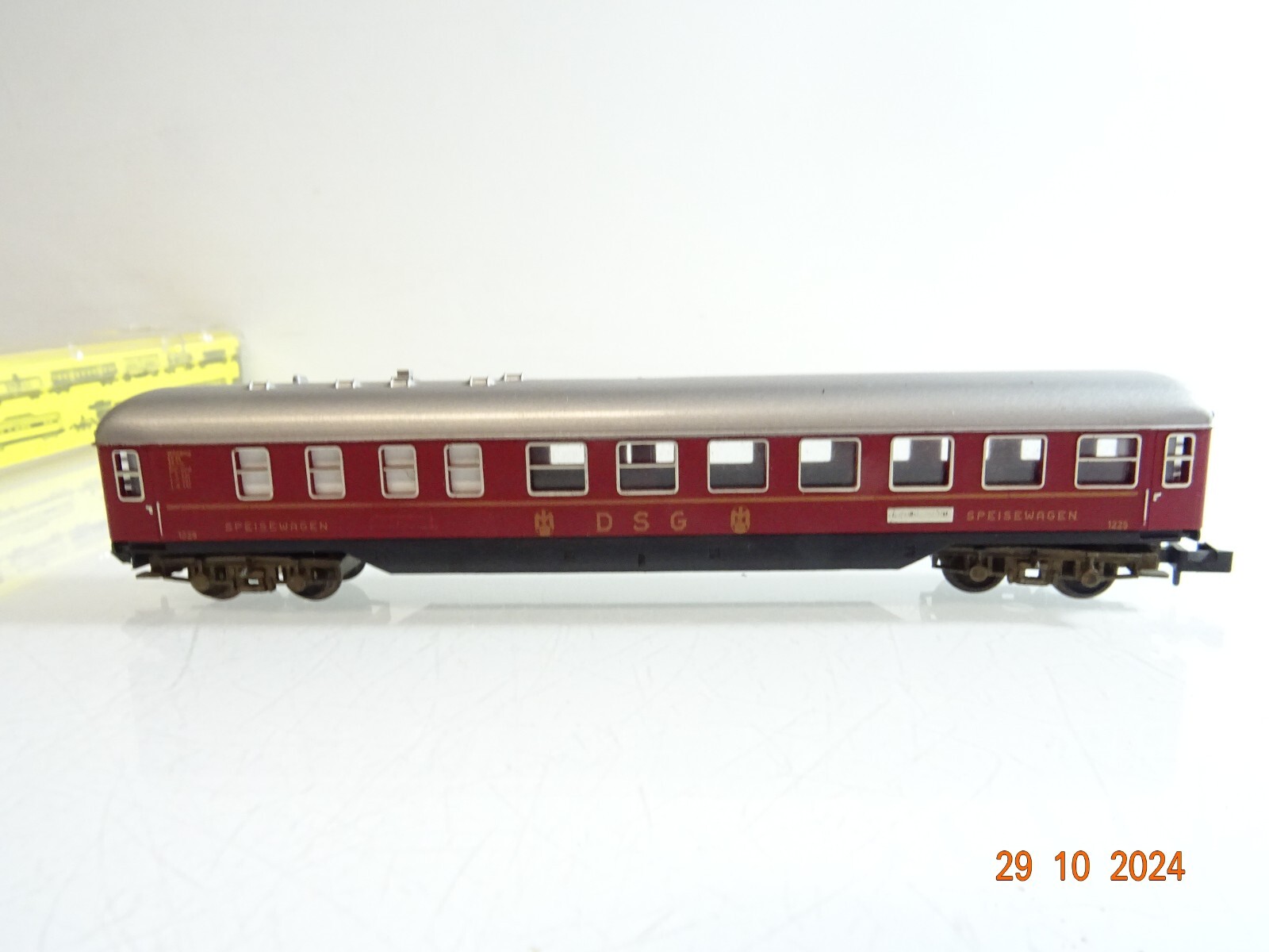 Minitrix N 51301200 Speisewagen der DSG in OVP PR3625 – Bild 3