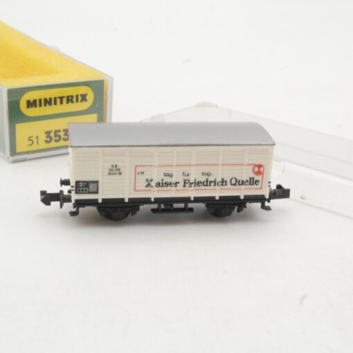 Minitrix N Bierwagen Kaiser Friedrich Quelle in EVP RR26 – Bild 3