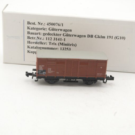 Minitrix N gedeckter Güterwagen der DB in EVP RR4180 – Bild 3
