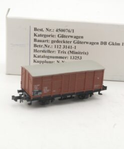 Minitrix N gedeckter Güterwagen der DB in EVP RR4180