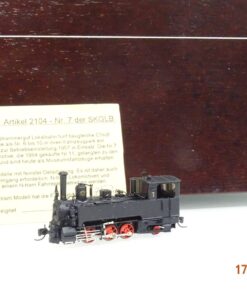 N-tram Spur Nm 2104 Kleinserie Dampflok Reihe U in OVP Holzbox JL5183