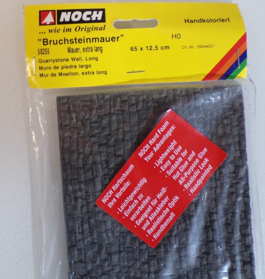 NOCH Spur H0 58255 Bruchsteinmauer siehe Foto in OVP PK3084