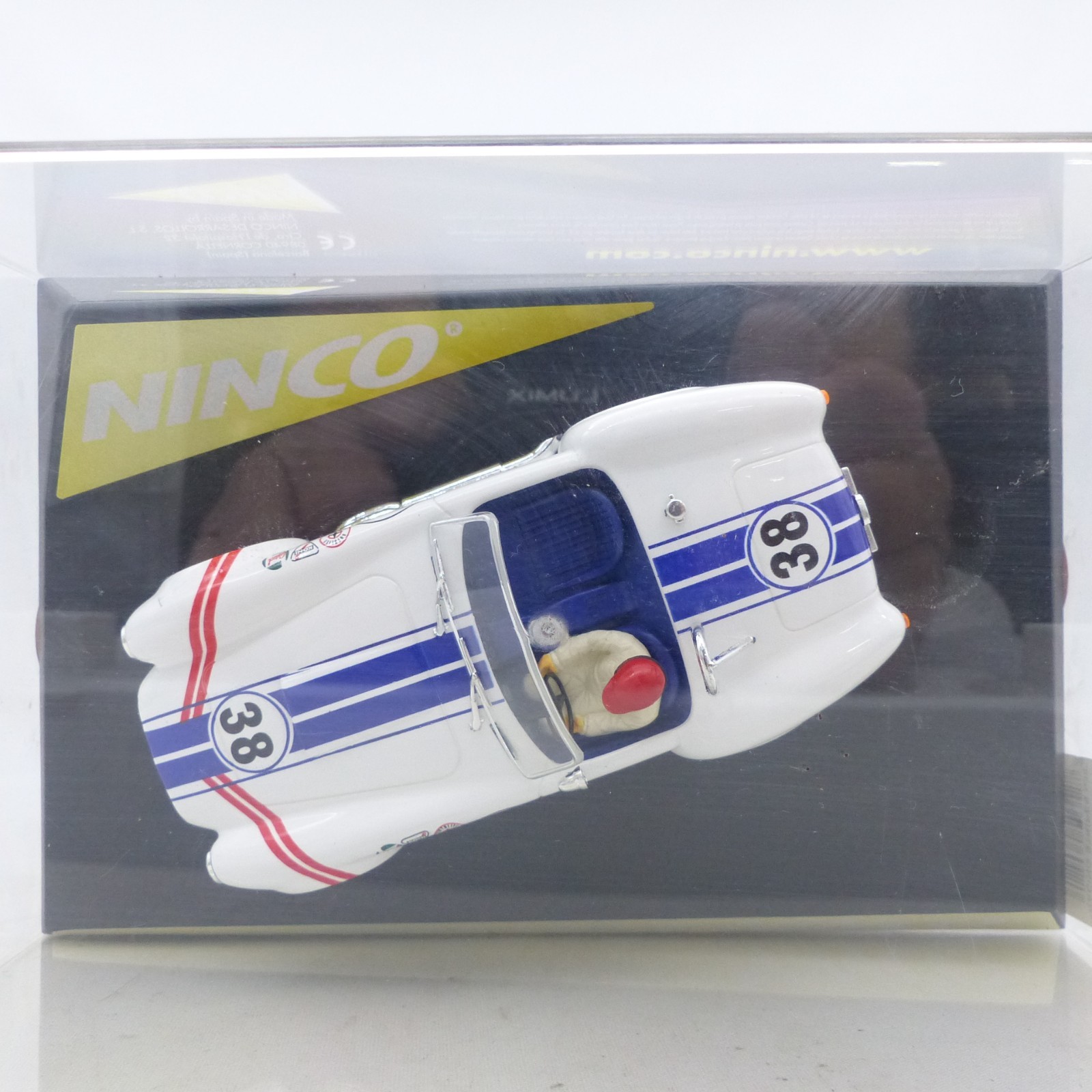 Ninco Slotcar 1:32 50352 AC Cobra Racing Stripes #38 in OVP EX8306 – Bild 3
