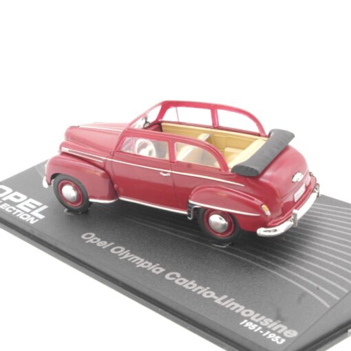Opel Collection 1:43 Opel Olympia Cabrio Limousine 1951-1953 in PC Box QR4207 – Bild 3