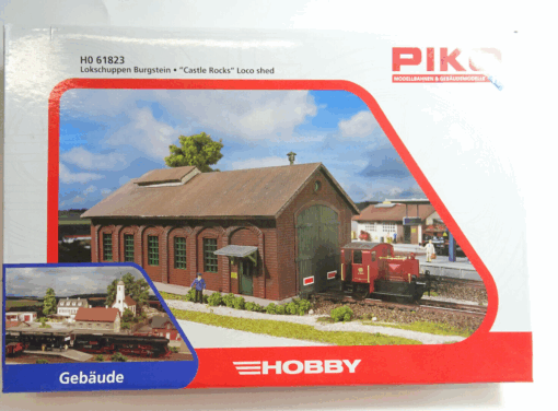 PIKO H0 61823 Bausatz Lokschuppen Burgstein in OVP AR8079