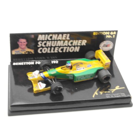 Pauls Model 1:64 Benetton Ford B 192 Michael Schumacher in PC Box QR4947 – Bild 3