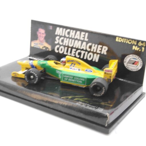 Pauls Model 1:64 Benetton Ford B 192 Michael Schumacher in PC Box QR4947 – Bild 4